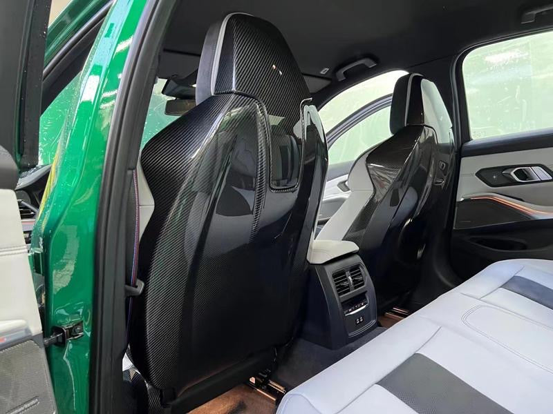 G80 M3 Carbon Fiber Seat Covers