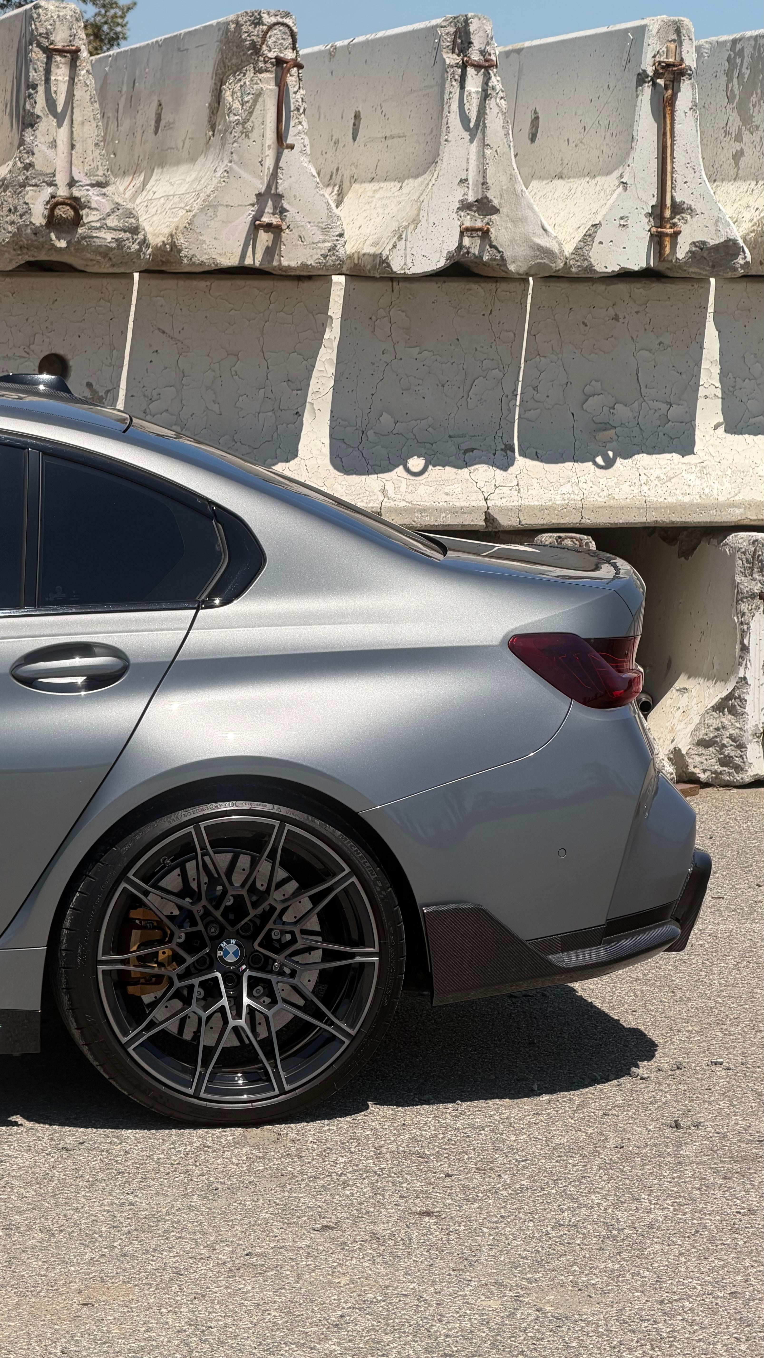 G8x M3/M4 MP Dual Slat Rear Bumper Spats