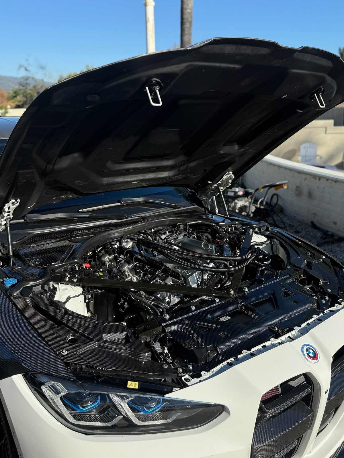 G8x Carbon Engine Bay Cooling Shroud
