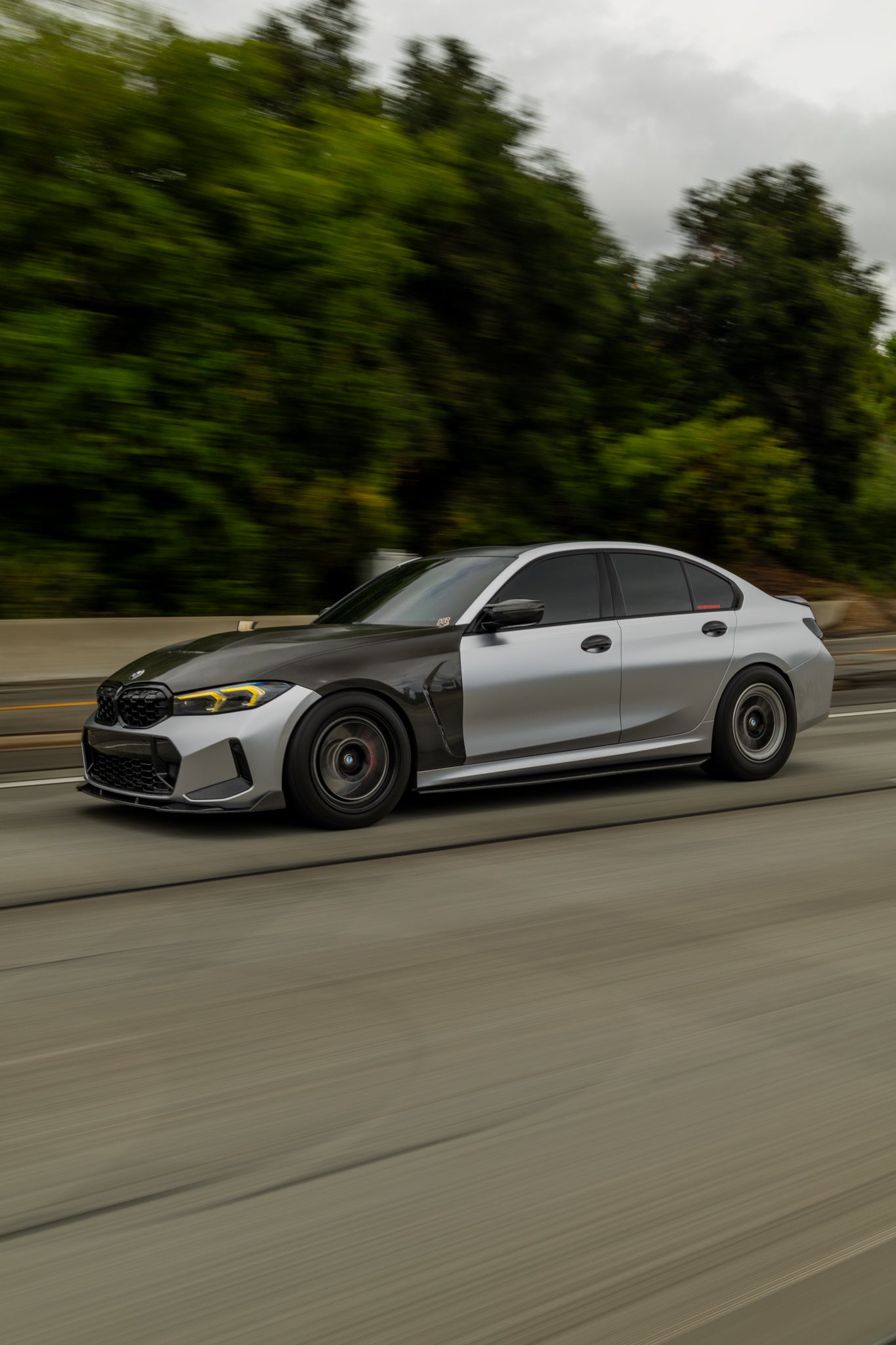 LCI M340i Carbon Fiber Straight Styled Sideskirts