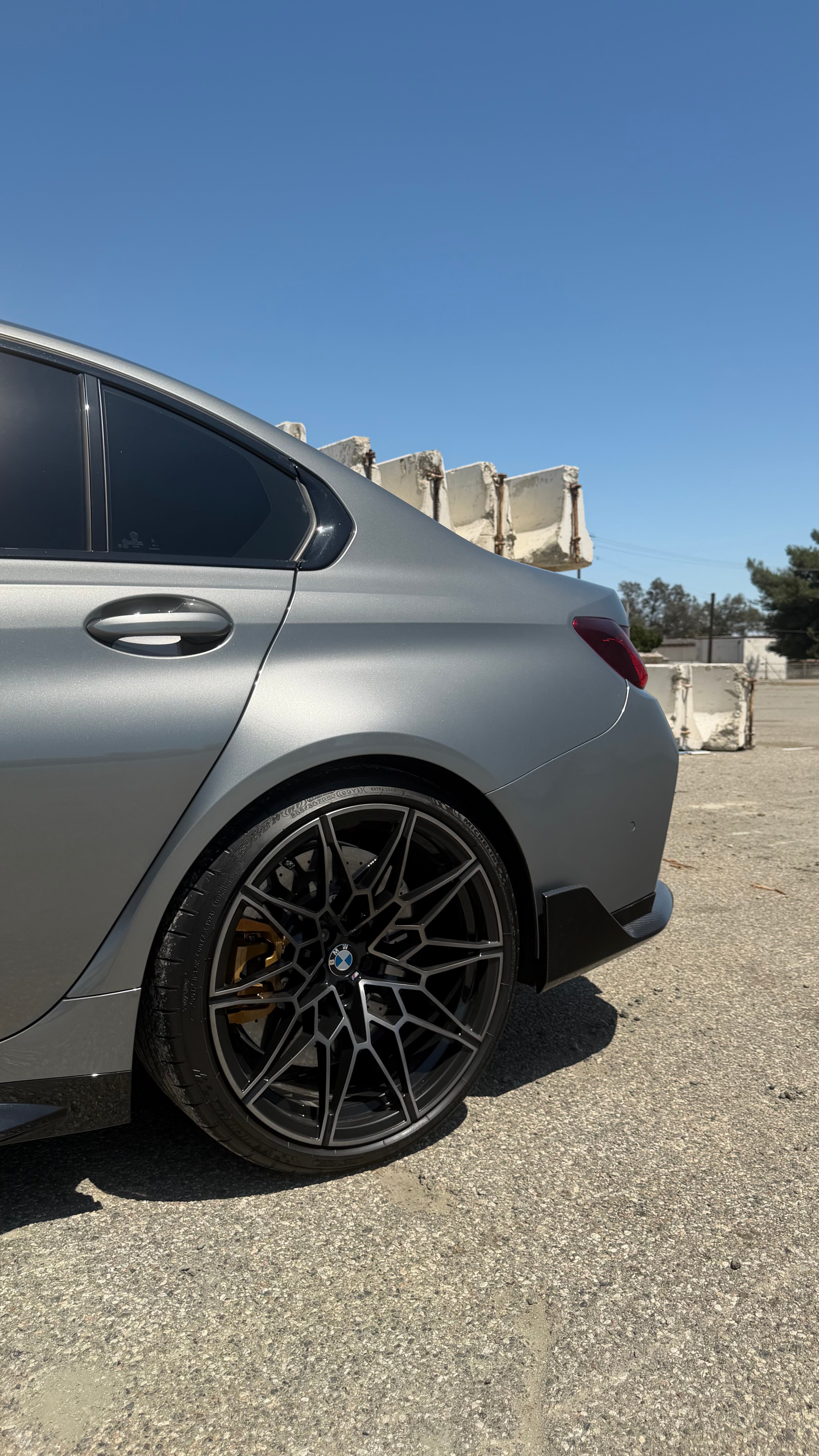 G8x M3/M4 MP Dual Slat Rear Bumper Spats