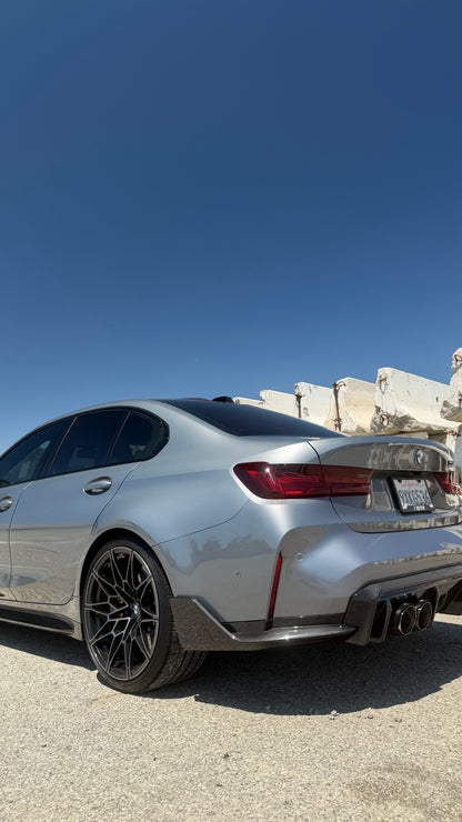 G8x M3/M4 MP Dual Slat Rear Bumper Spats
