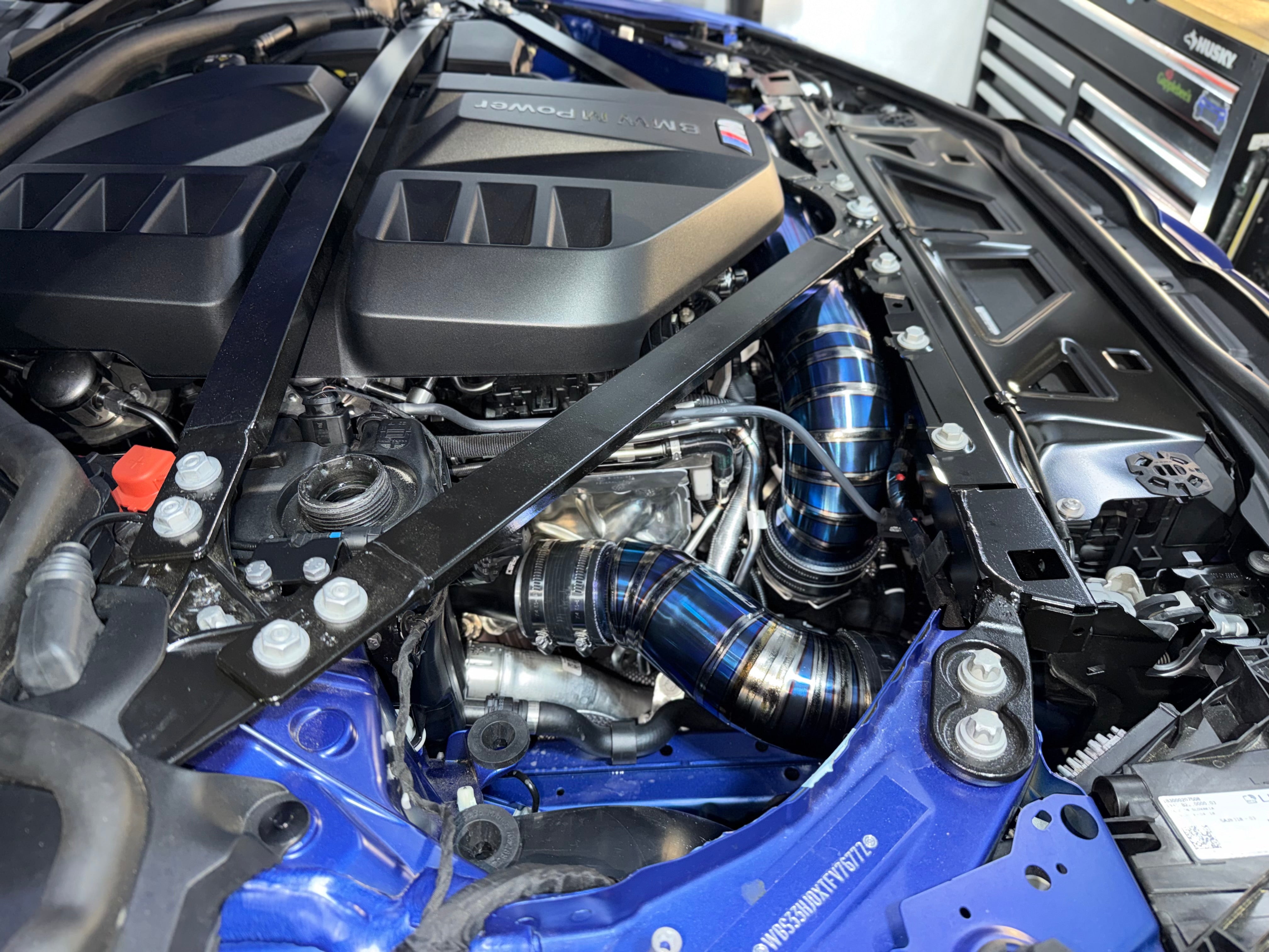 G8x CSAERO Titanium Front Mount Intakes